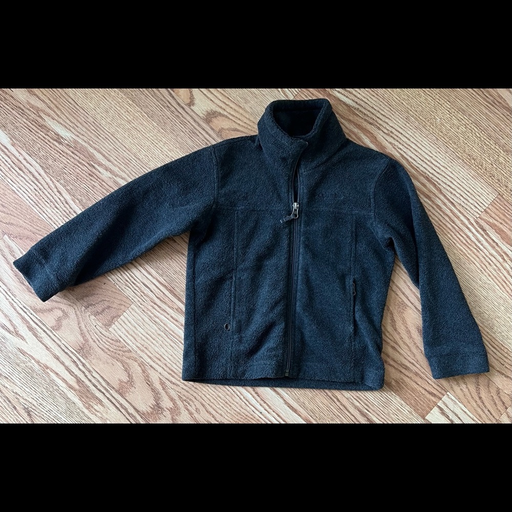 Columbia boys sz XXS Grey fleece jacket